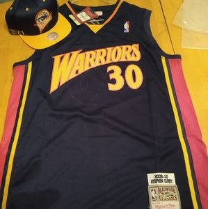 Stephen curry jersey with hat